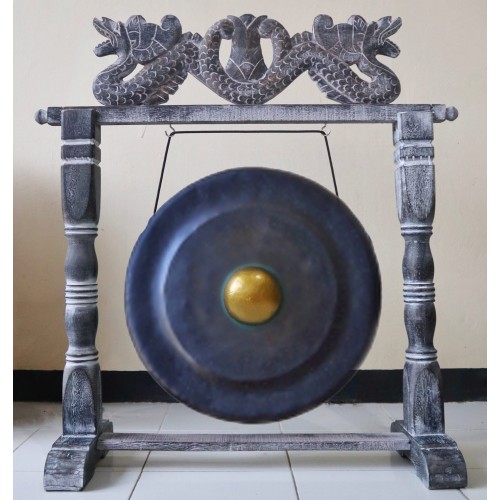 Grande Gong con Supporto - 35cm - Verde